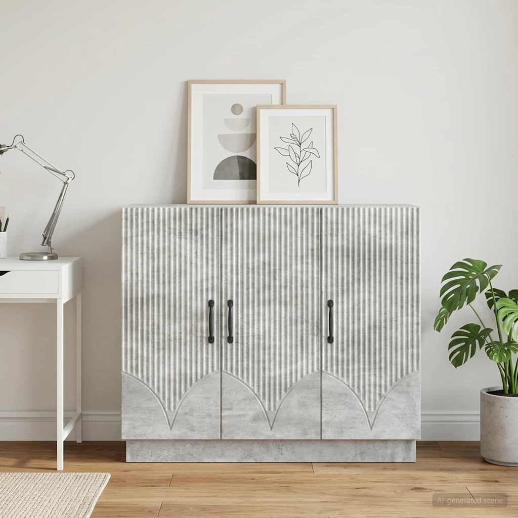 Kabalas Betono pilka 89 x 34,5 x 77 cm Apdirbta mediena