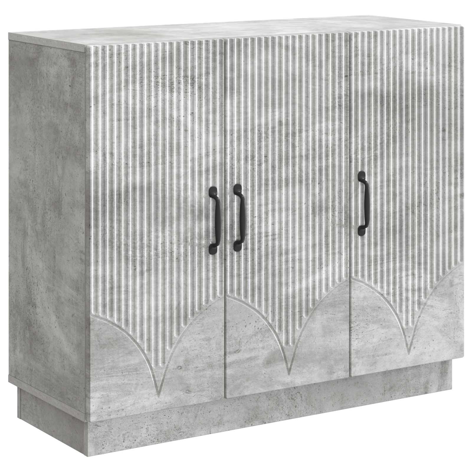 Kabalas Betona pelēks 89 x 34,5 x 77 cm Apstrādāta koksne