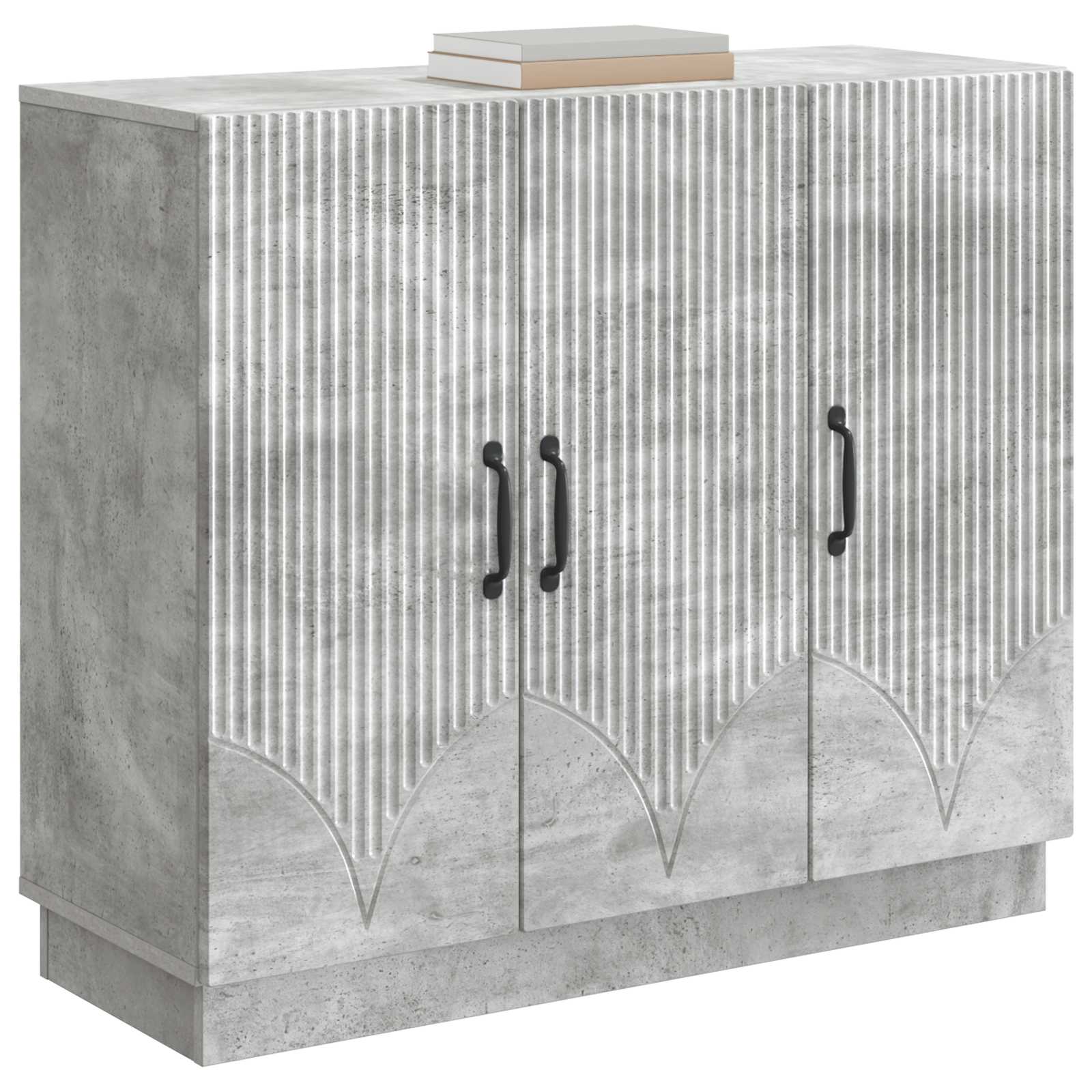Kabalas Betona pelēks 89 x 34,5 x 77 cm Apstrādāta koksne