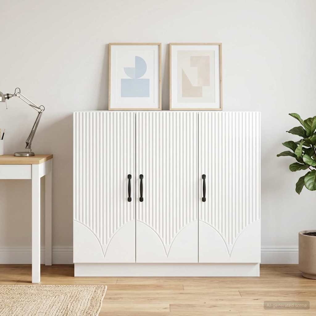 Kabalas Itin blizgi balta 89 x 34,5 x 77 cm Apdirbta mediena