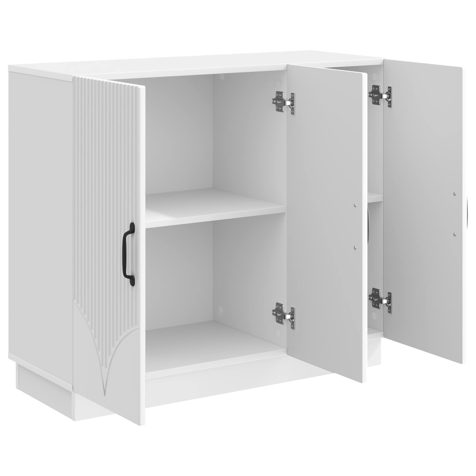 Kabalas Itin blizgi balta 89 x 34,5 x 77 cm Apdirbta mediena