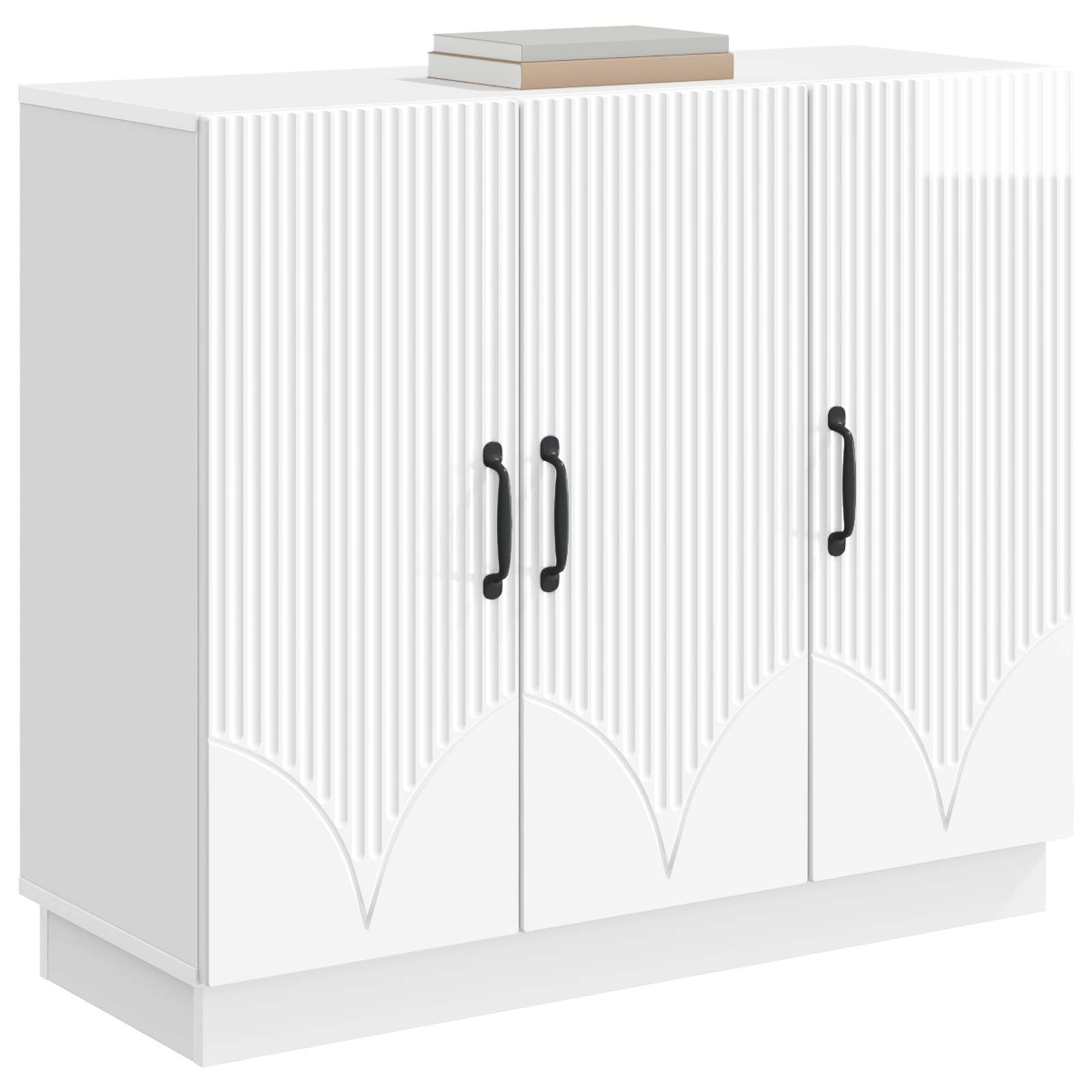 Kabalas Itin blizgi balta 89 x 34,5 x 77 cm Apdirbta mediena