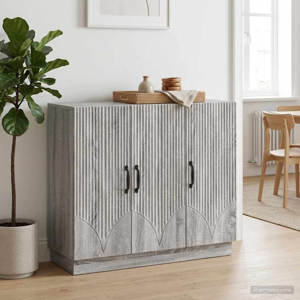 Kabalas Pilka sonoma ąžuolo 89 x 34,5 x 77 cm Apdirbta mediena