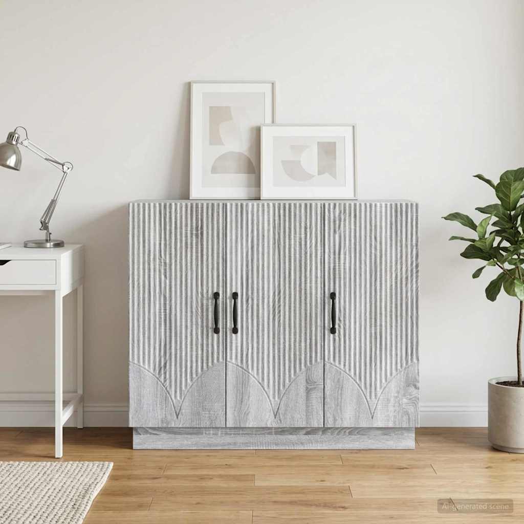 Kabalas Pilka sonoma ąžuolo 89 x 34,5 x 77 cm Apdirbta mediena