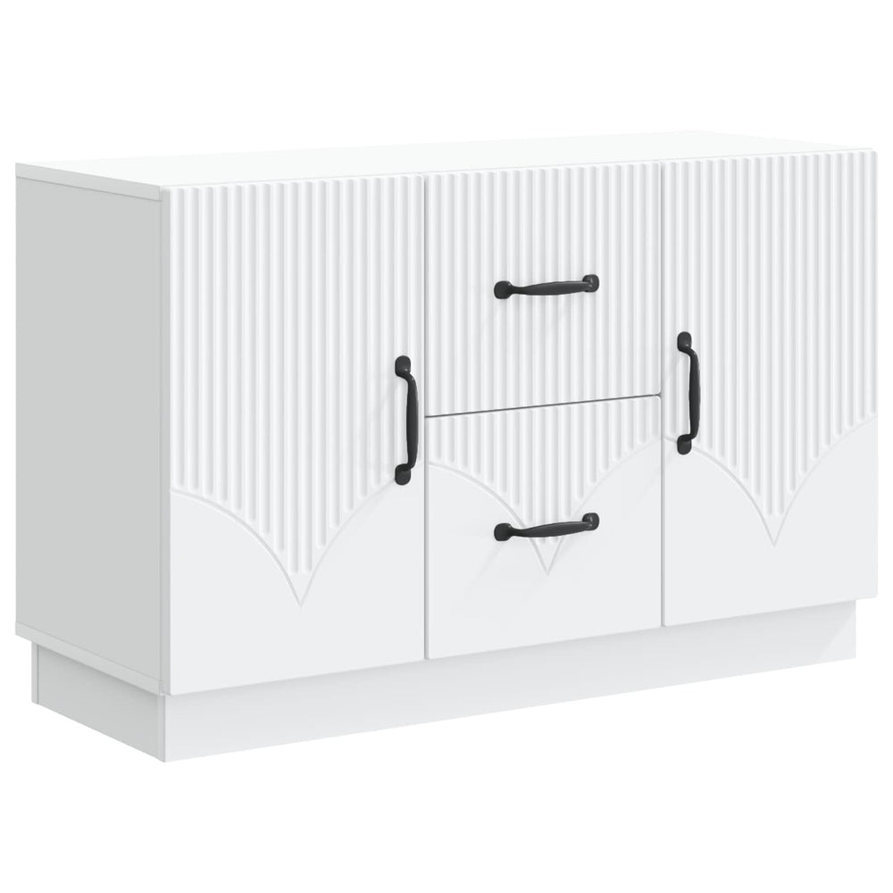 Kabalas su stalčių Balta 89 x 34,5 x 57 cm Apdirbta mediena