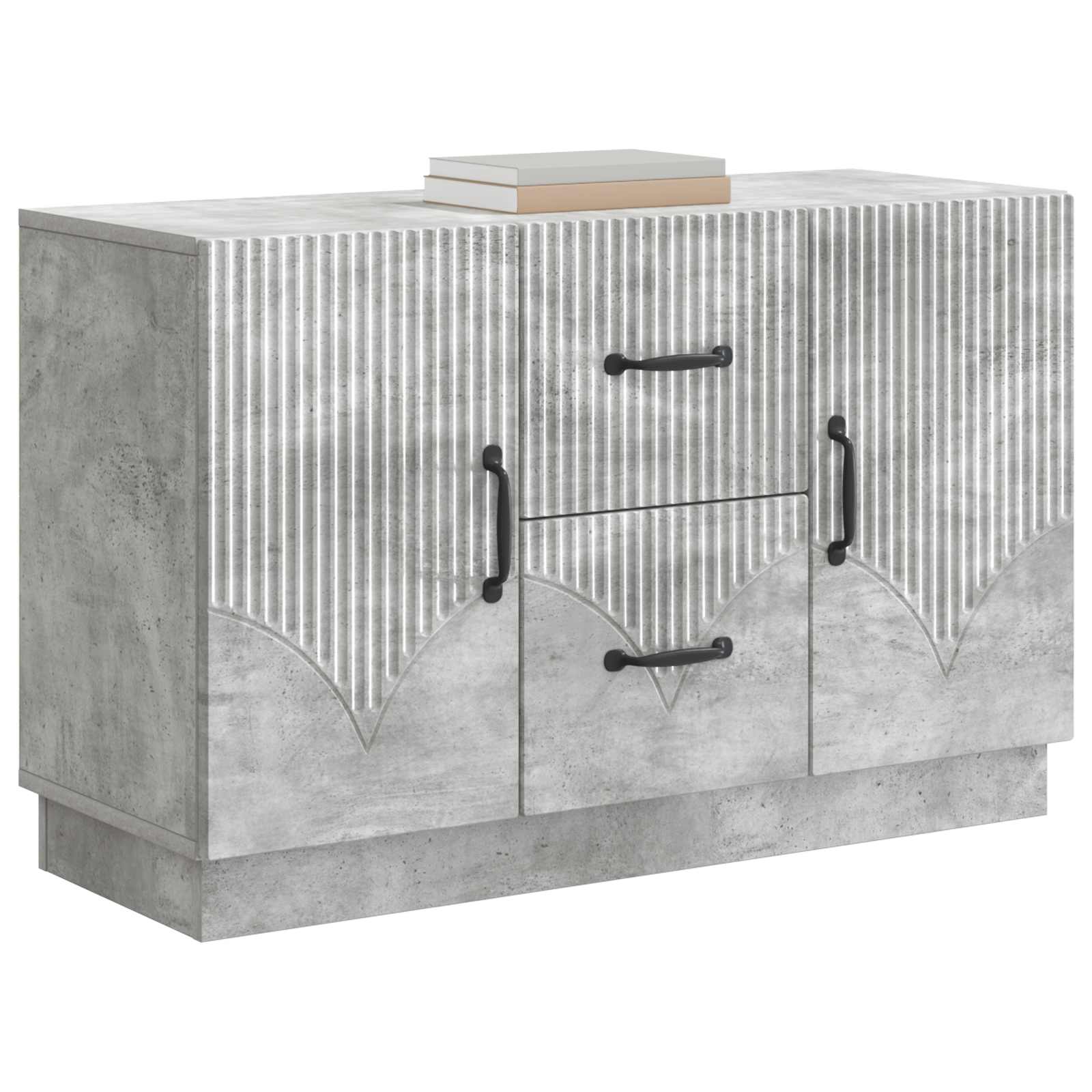 Kabalas Betona pelēks 89 x 34,5 x 57 cm Apstrādāta koksne