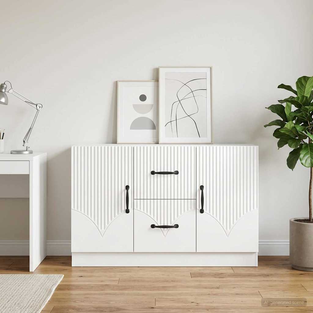 Kabalas Itin blizgi balta 89 x 34,5 x 57 cm Apdirbta mediena