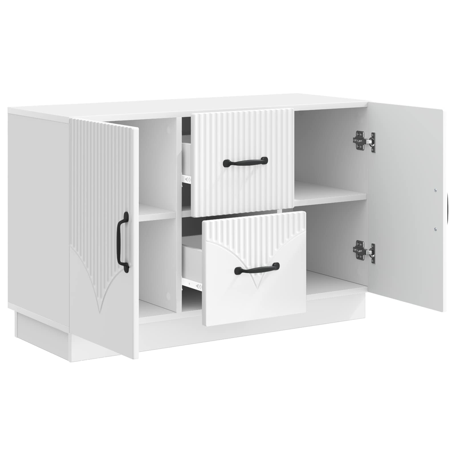 Kabalas Itin blizgi balta 89 x 34,5 x 57 cm Apdirbta mediena