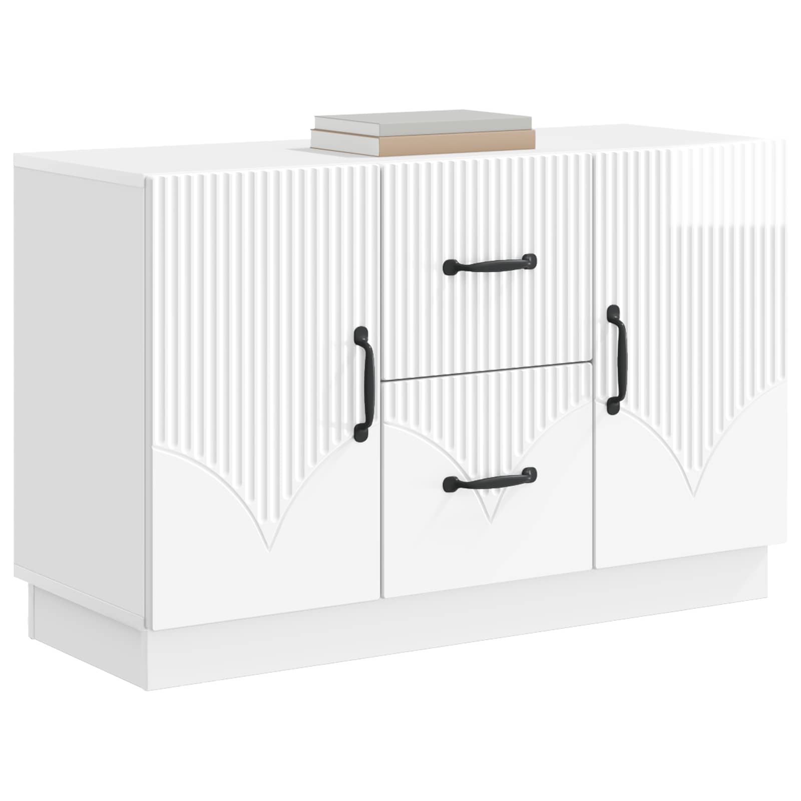 Kabalas Itin blizgi balta 89 x 34,5 x 57 cm Apdirbta mediena