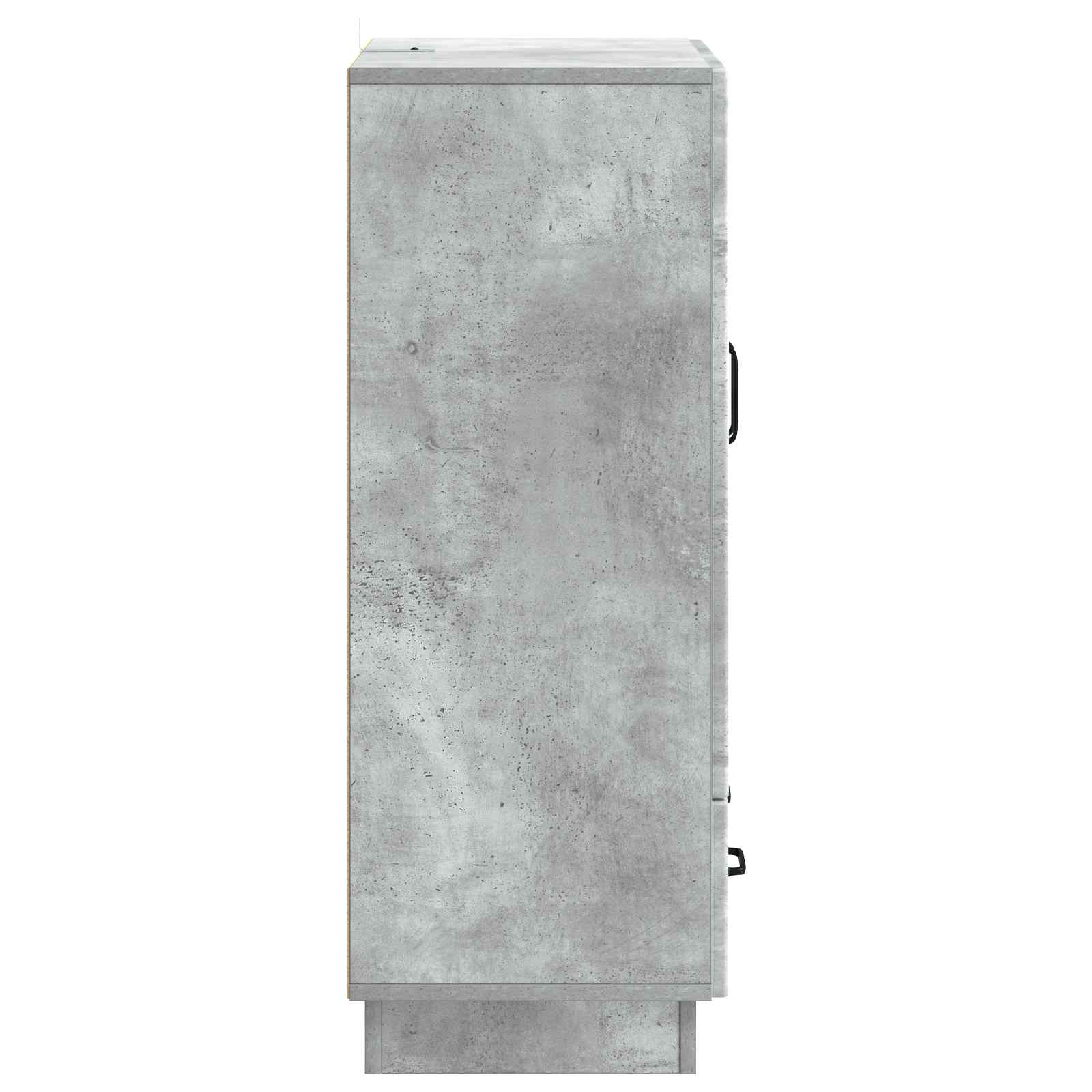 Kabalas Betono pilka 66 x 34,5 x 92 cm Apdirbta mediena