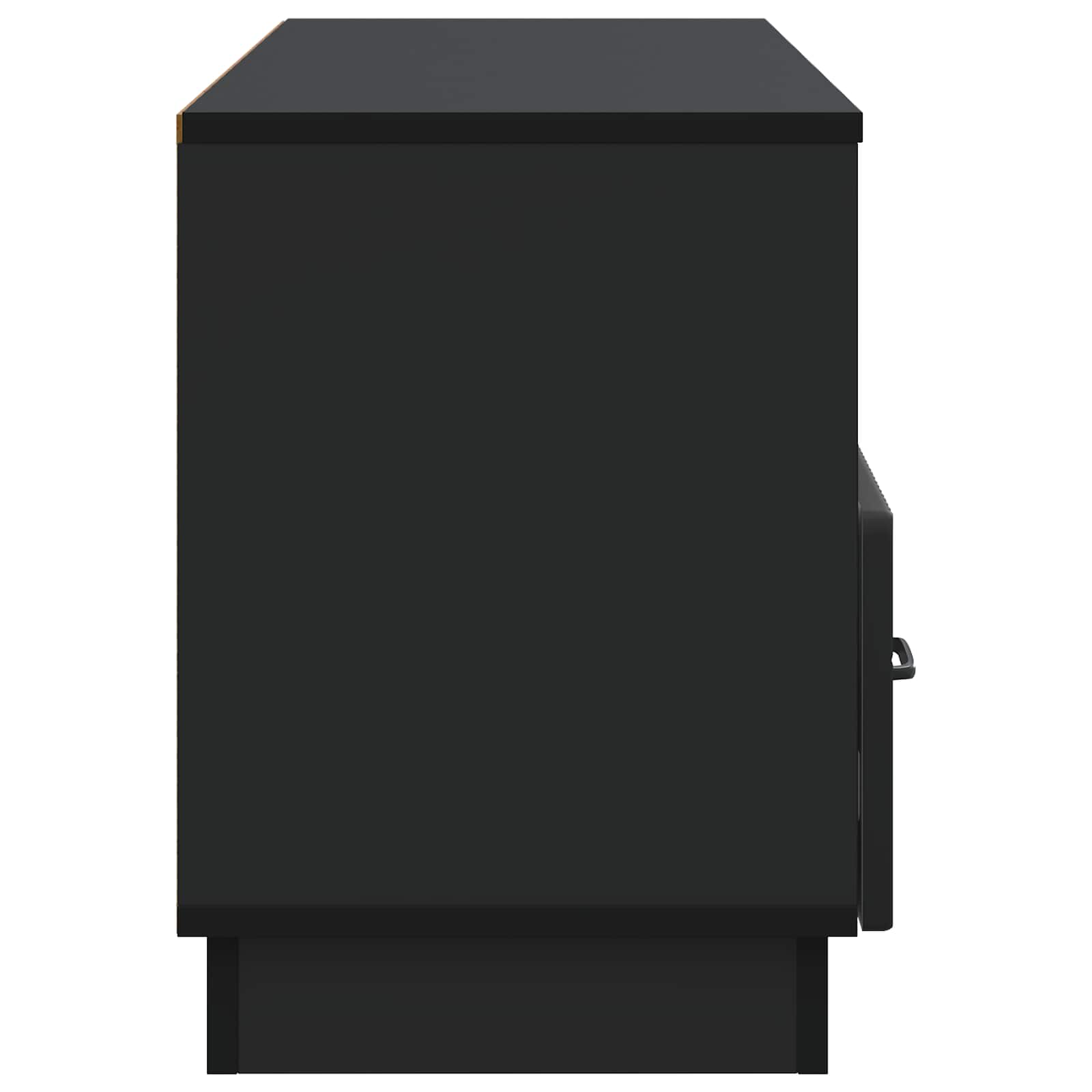 TV galds ar atvilktni Melns 102 x 34,5 x 47 cm