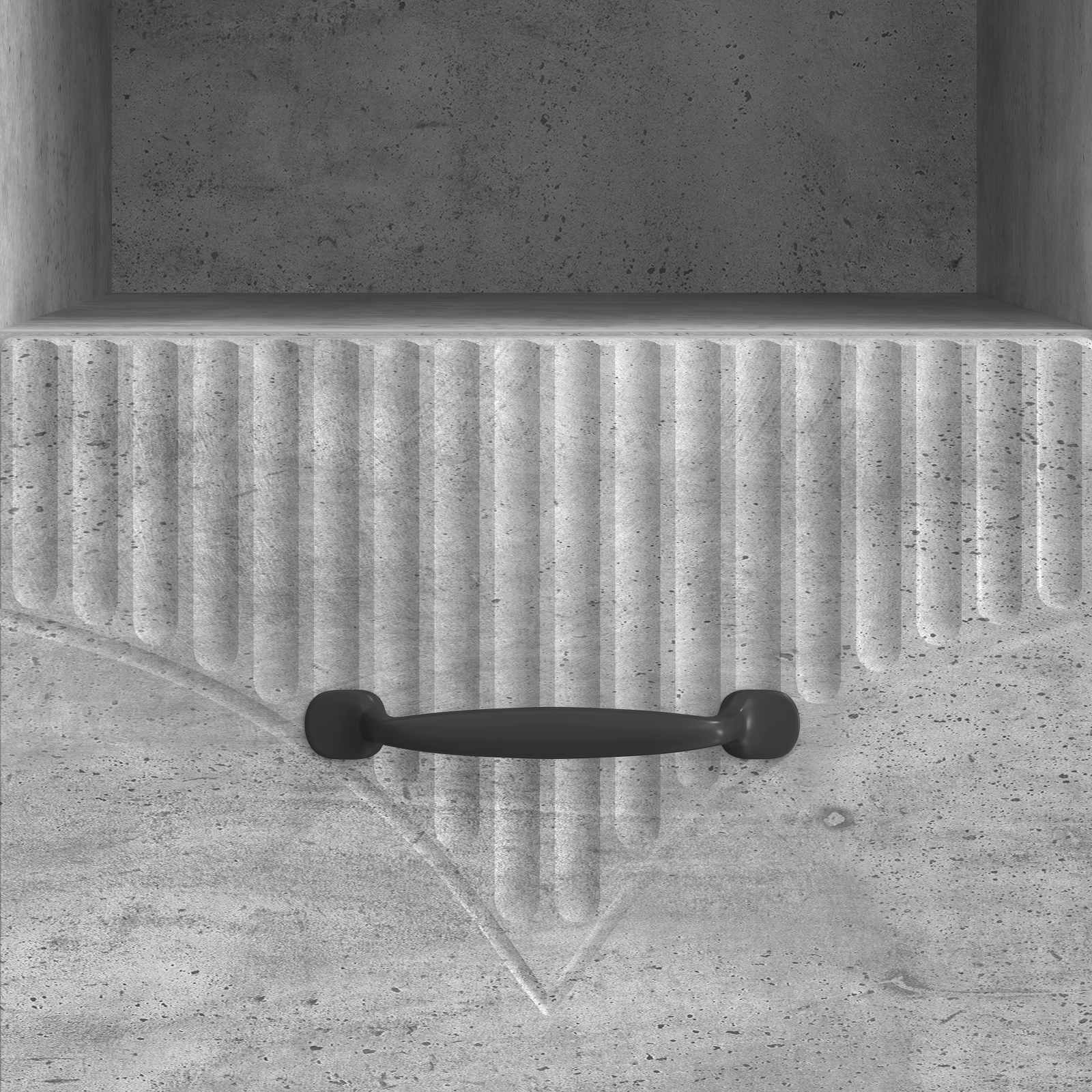 Televizoriaus spintelė Betono pilka 102 x 34,5 x 47 cm