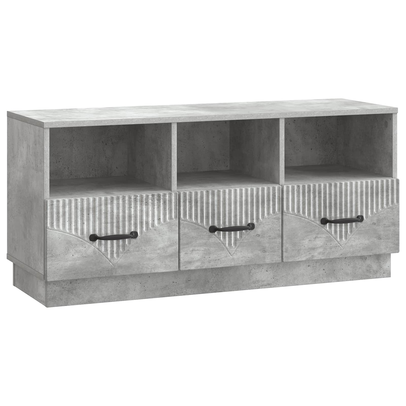 Televizoriaus spintelė Betono pilka 102 x 34,5 x 47 cm