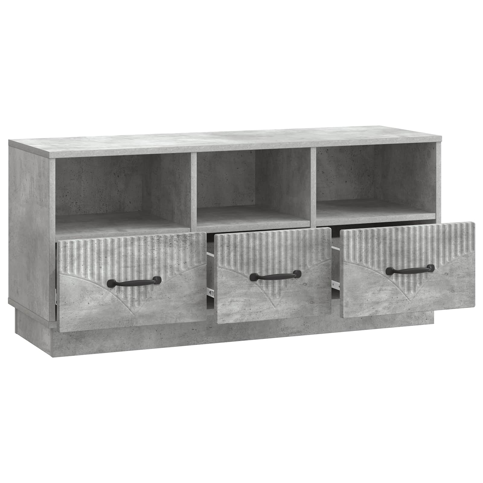 Televizoriaus spintelė Betono pilka 102 x 34,5 x 47 cm