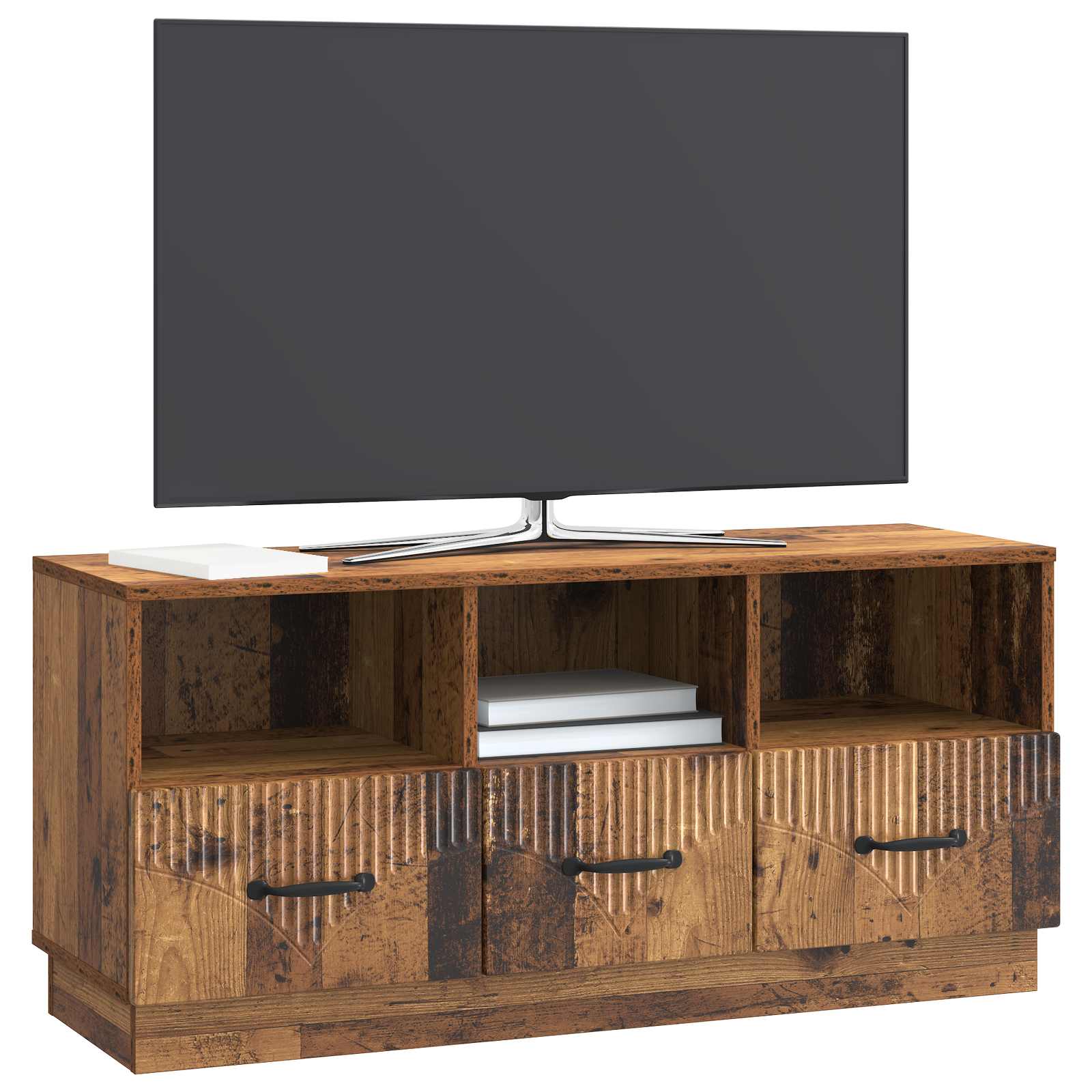 Televizoriaus spintelė Sendintos medienos 102 x 34,5 x 47 cm