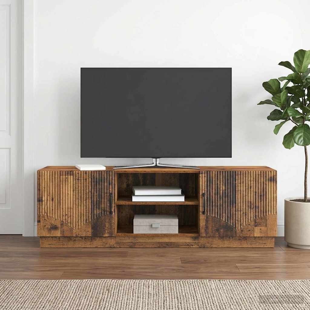 Televizora galdiņš, nolietotas koksnes, 150 x 31 x 47 cm