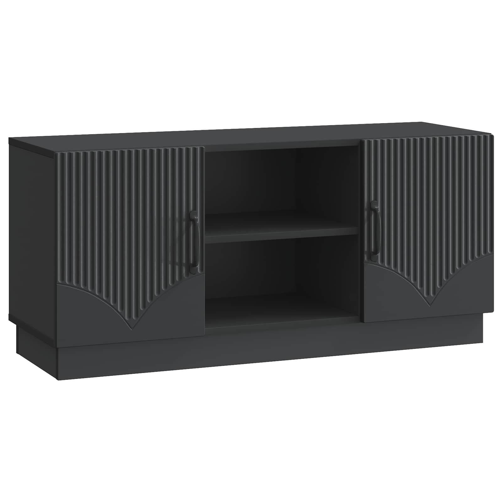 Televizora skapītis Melns 102 x 34,5 x 47 cm