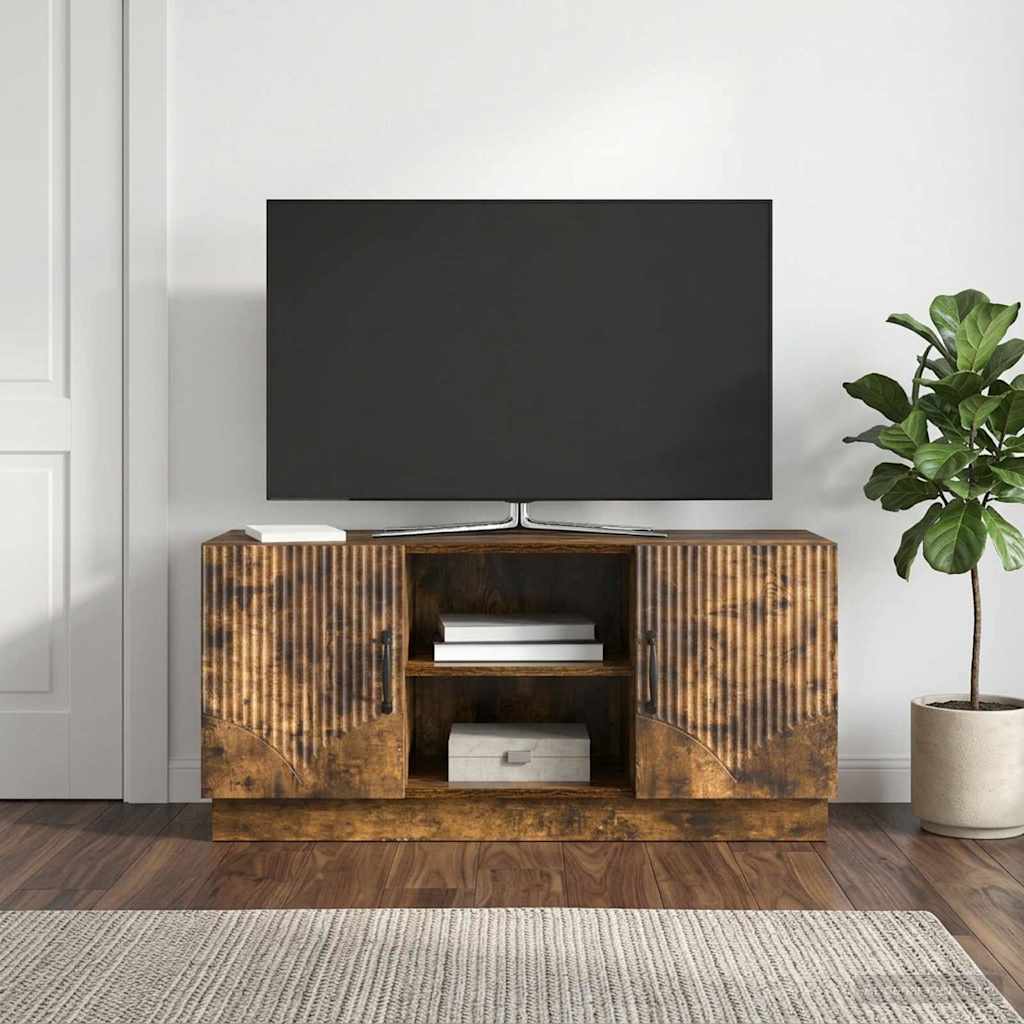 Televizoriaus spintelė Dūminio ąžuolo 102 x 34,5 x 47 cm