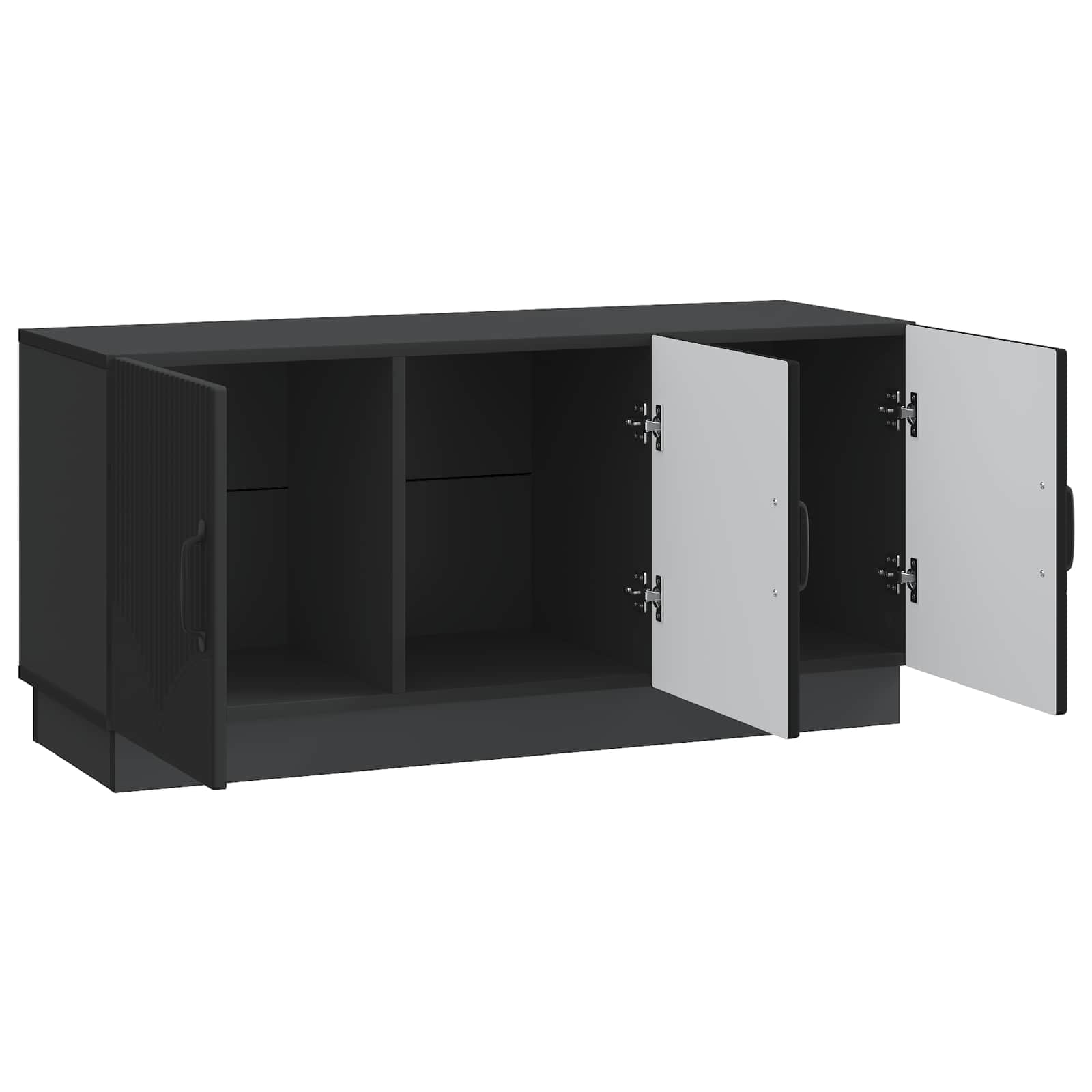 Televizoriaus spintelė Juoda 99 x 34,5 x 47 cm Apdirbta mediena