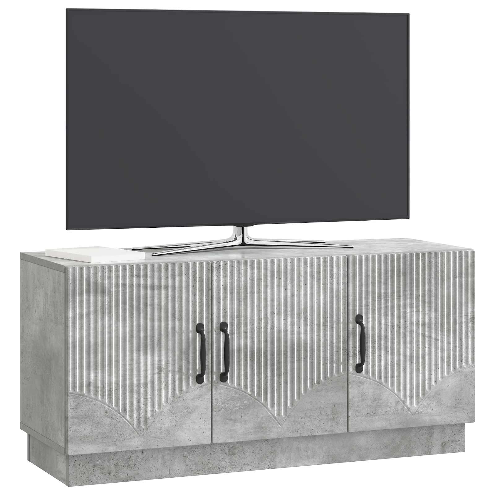 Televizoriaus spintelė Betono pilka 99 x 34,5 x 47 cm