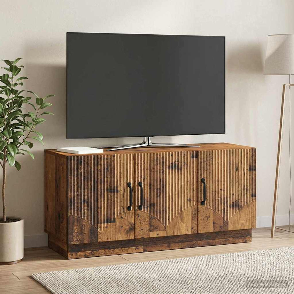 Televizoriaus spintelė Sendintos medienos 99 x 34,5 x 47 cm