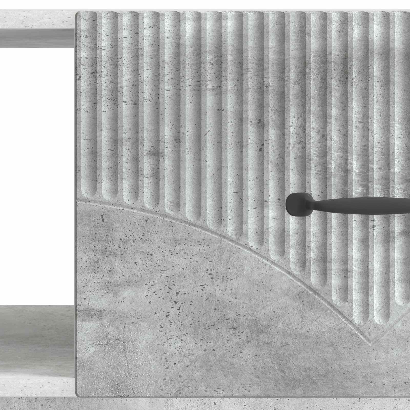 Kavos staliukas Betono pilka 90 x 50 x 37 cm Apdirbta mediena