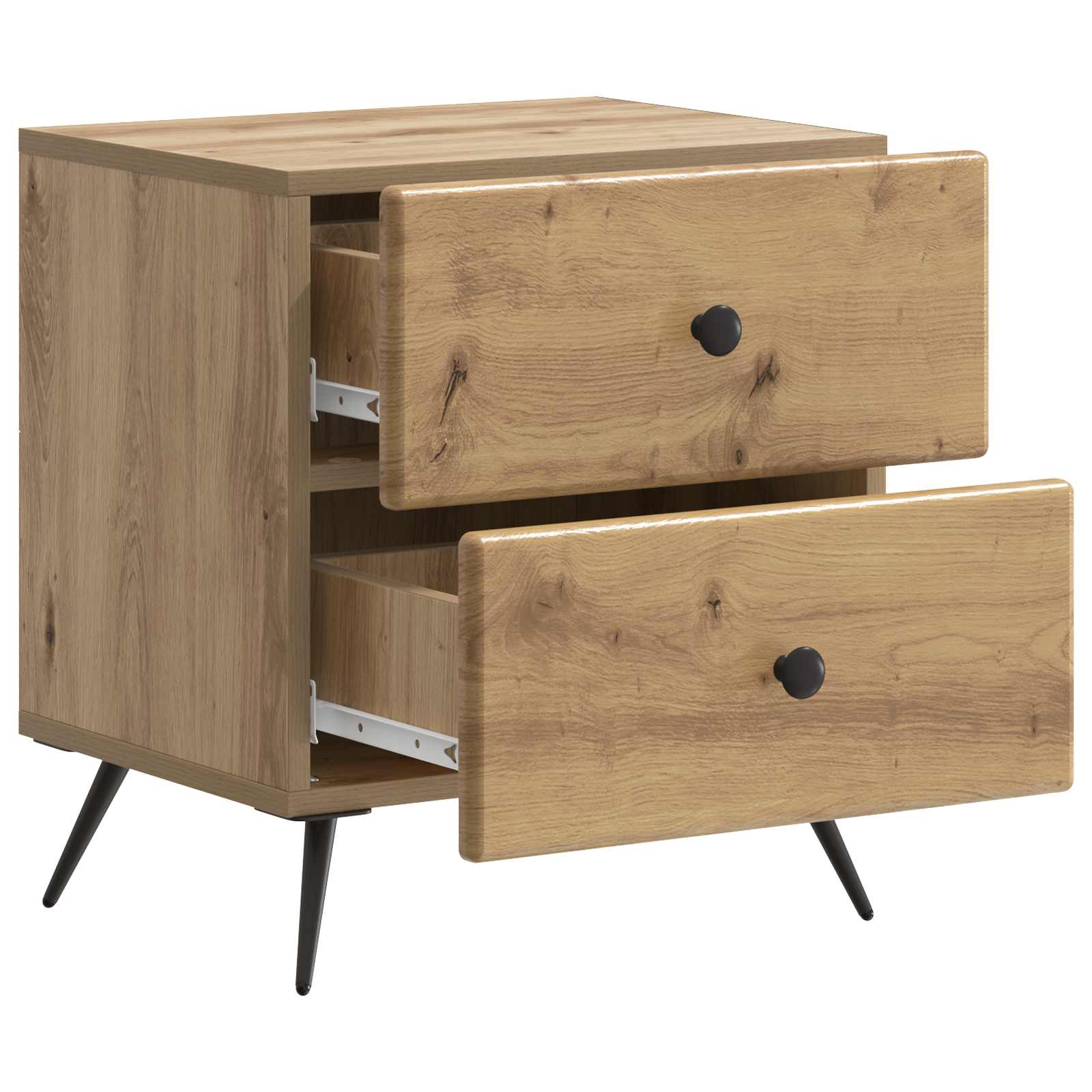 Šalia lovos spintelė 2 pcs Artisano ąžuolo 43 x 34,5 x 47,5 cm