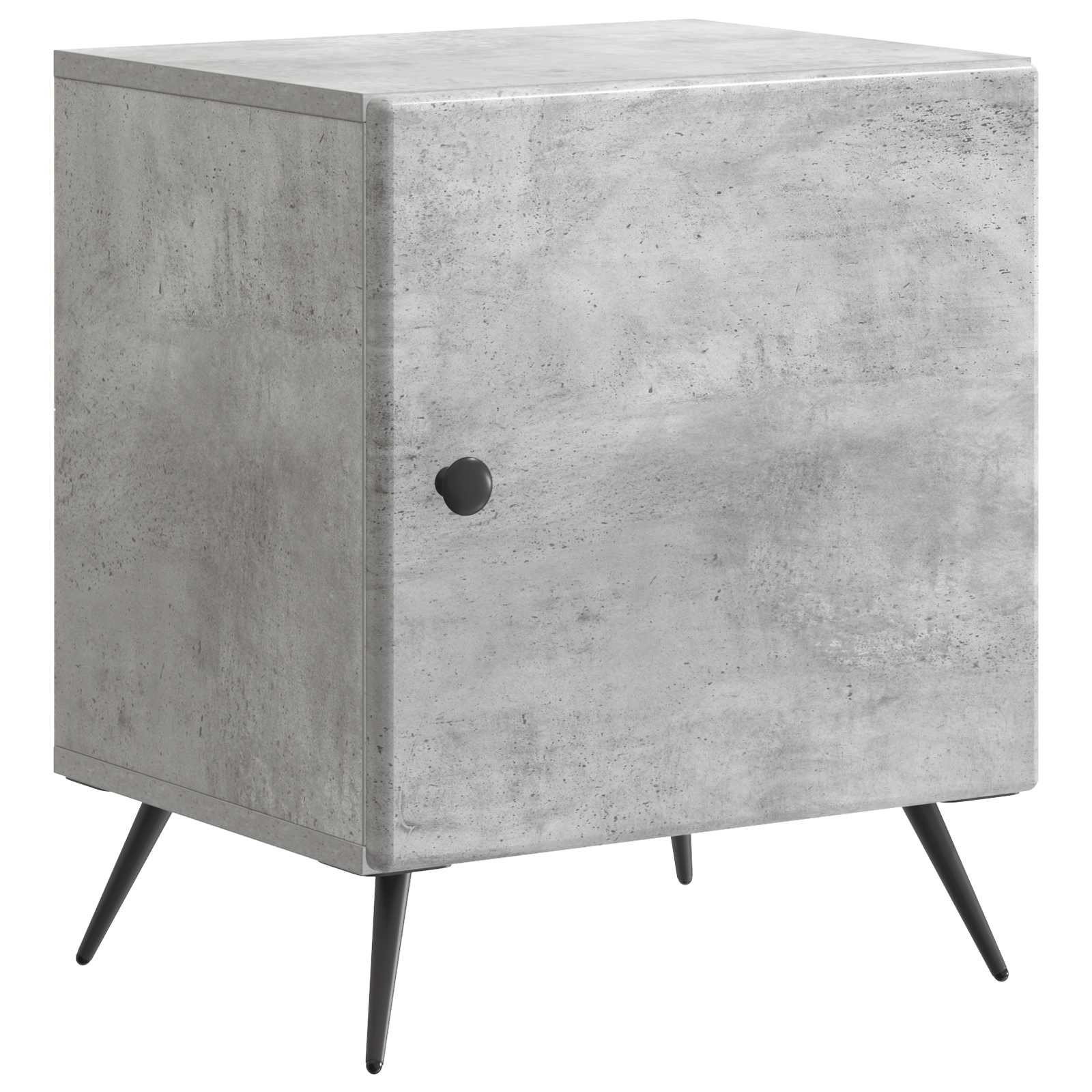 Šalia lovos spintelė 2 pcs Betono pilka 43 x 34,5 x 50 cm