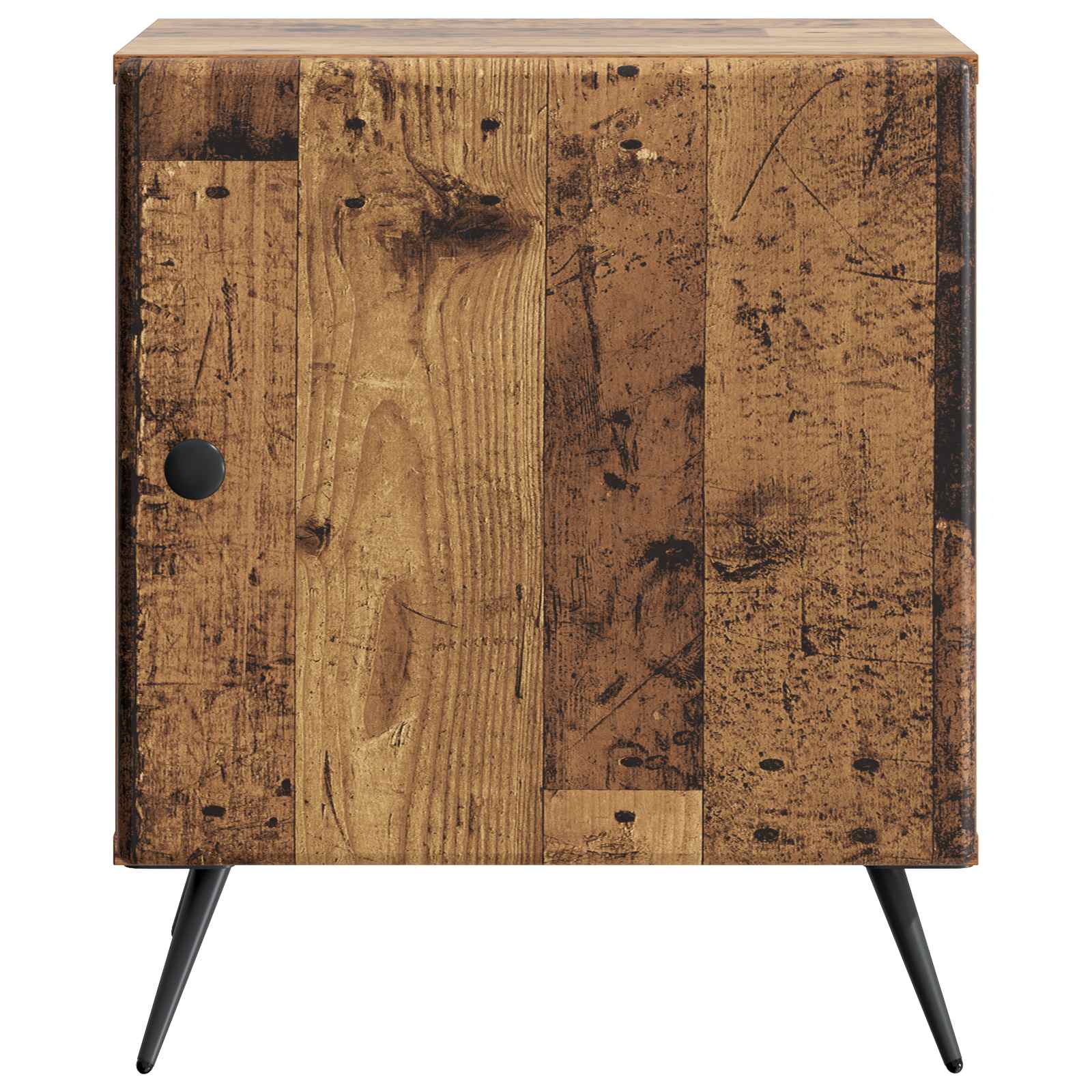 Šalia lovos spintelė 2 pcs Sendintos medienos 43 x 34,5 x 50 cm