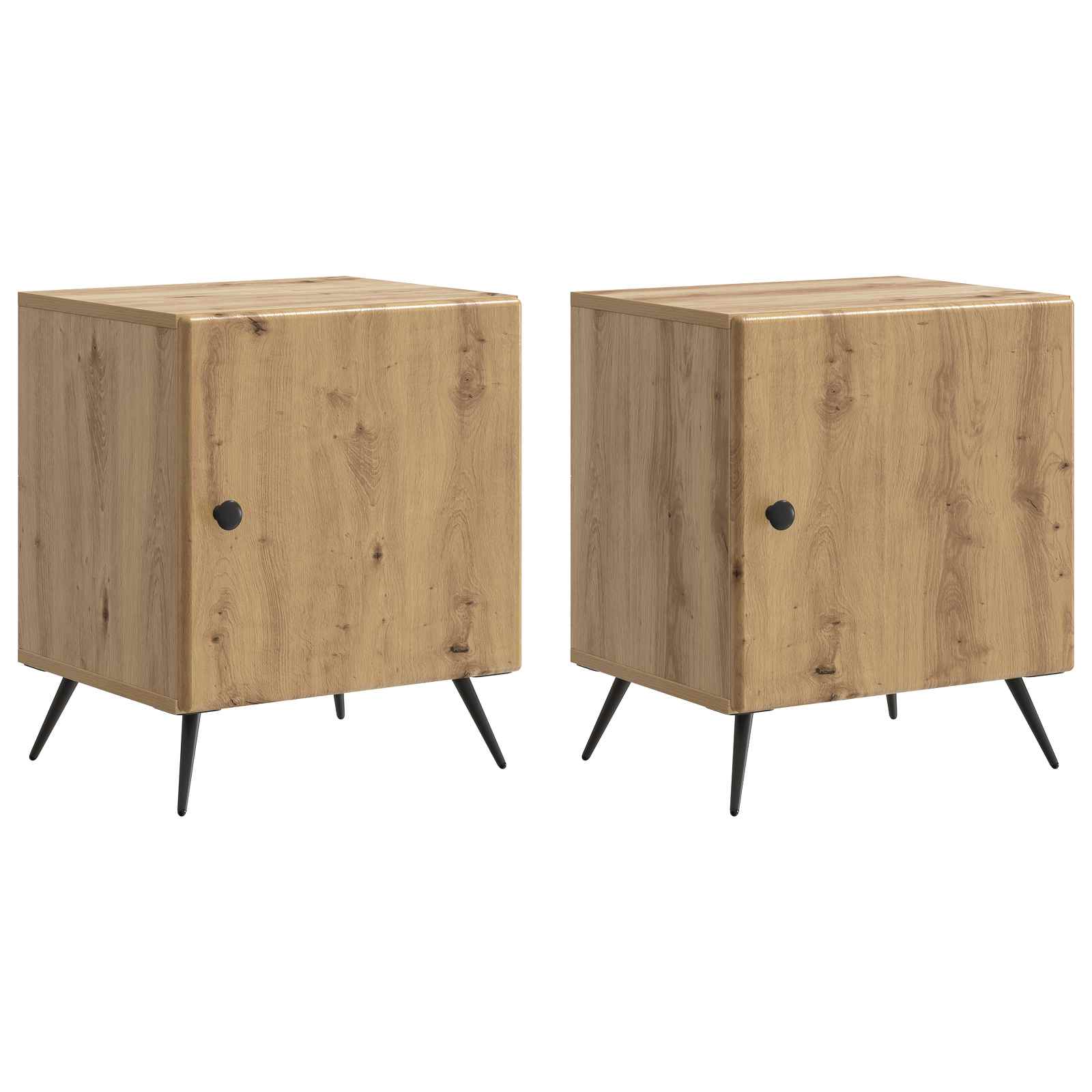 Šalia lovos spintelė 2 pcs Artisano ąžuolo 43 x 34,5 x 50 cm