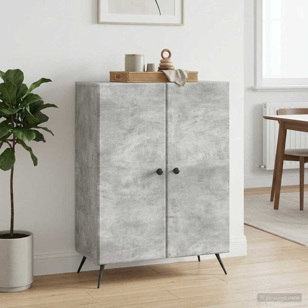 Kabalas Betono pilka 66 x 34,5 x 90 cm Apdirbta mediena