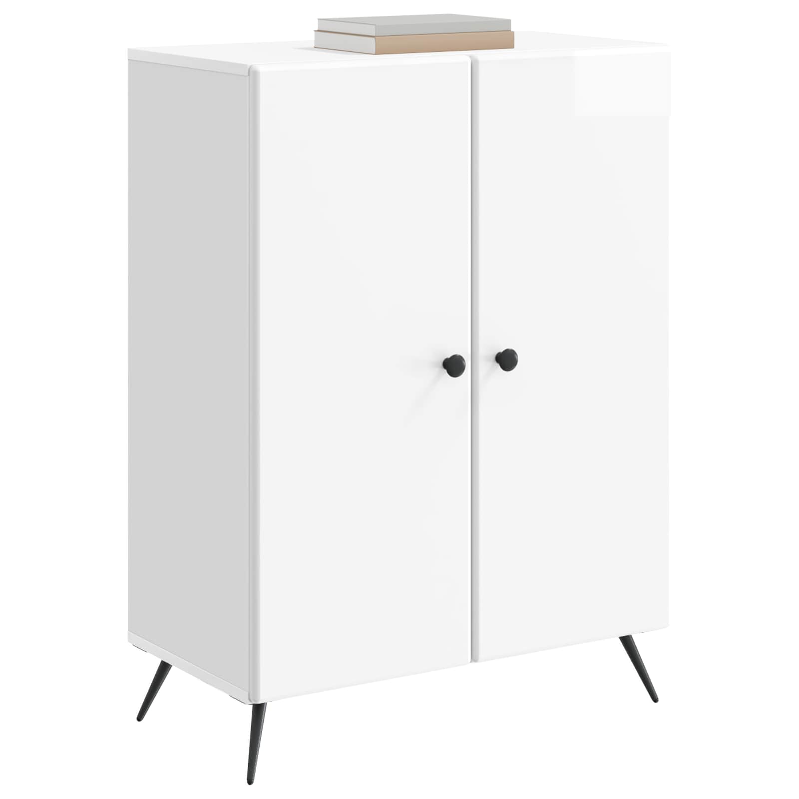 Kabalas Itin blizgi balta 66 x 34,5 x 90 cm Apdirbta mediena