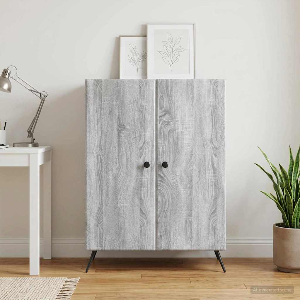 Kabalas Pilka sonoma ąžuolo 66 x 34,5 x 90 cm Apdirbta mediena
