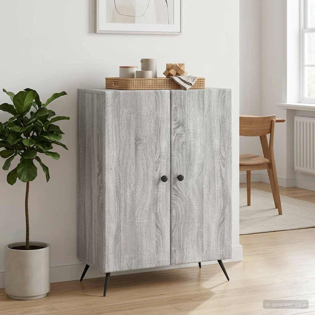 Kabalas Pilka sonoma ąžuolo 66 x 34,5 x 90 cm Apdirbta mediena