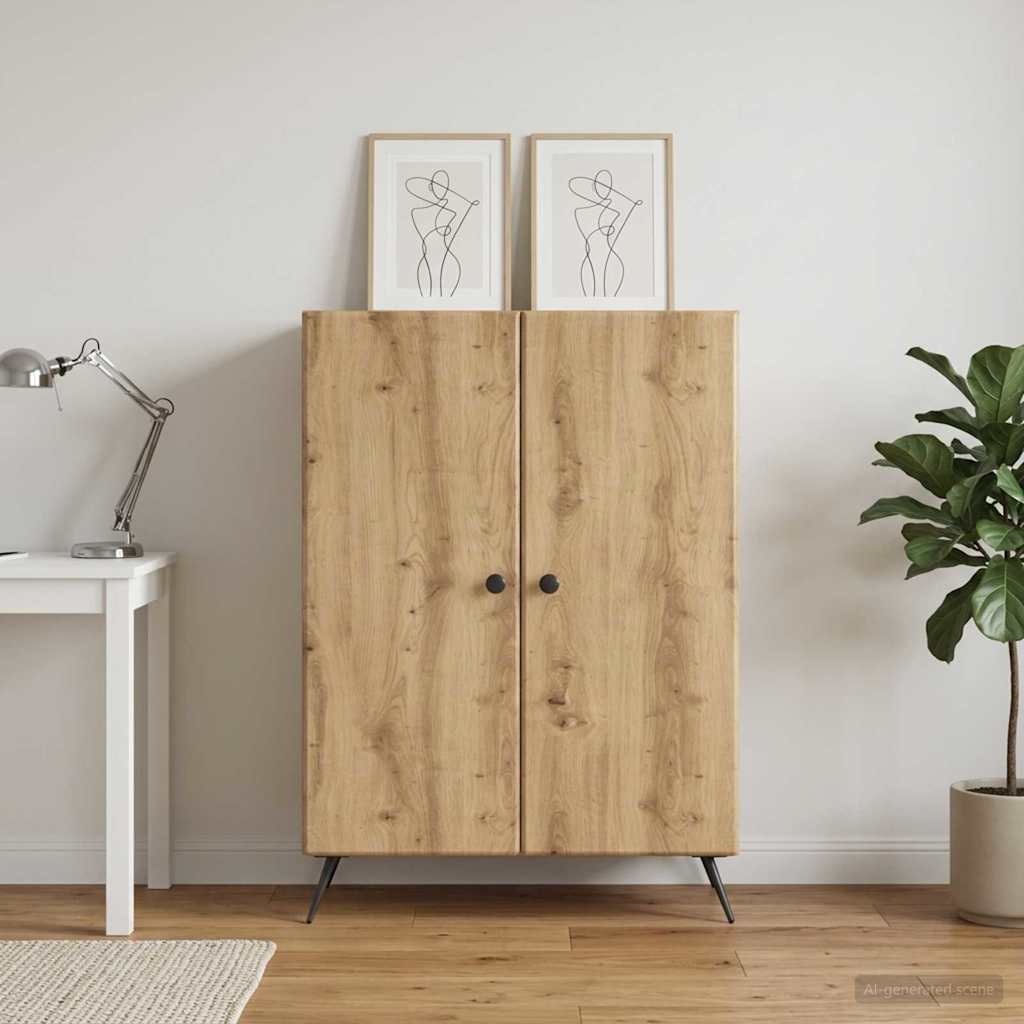 Kabalas Artisano ąžuolo 66 x 34,5 x 90 cm Apdirbta mediena
