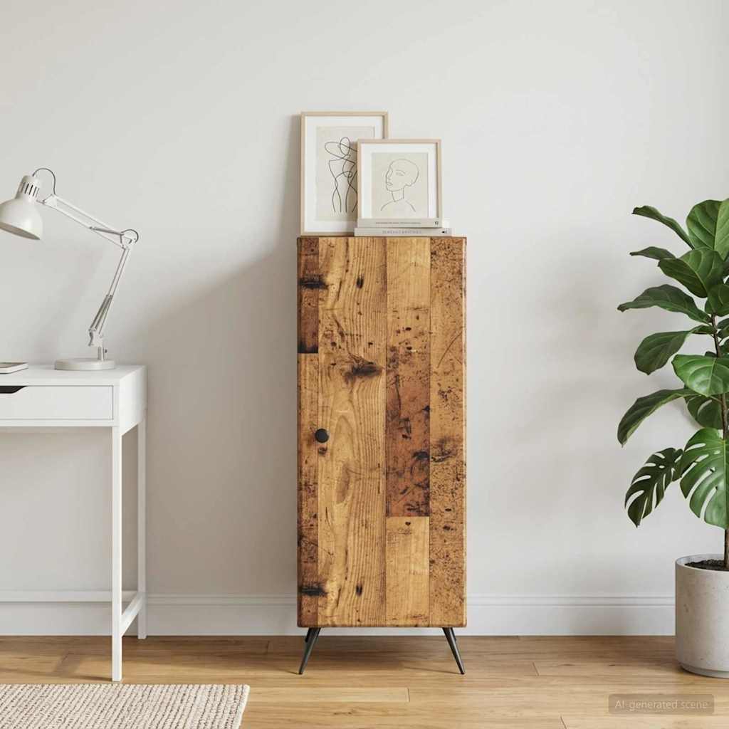 Kumode Novecots koks 33 x 34,5 x 90 cm Apstrādāta koksne