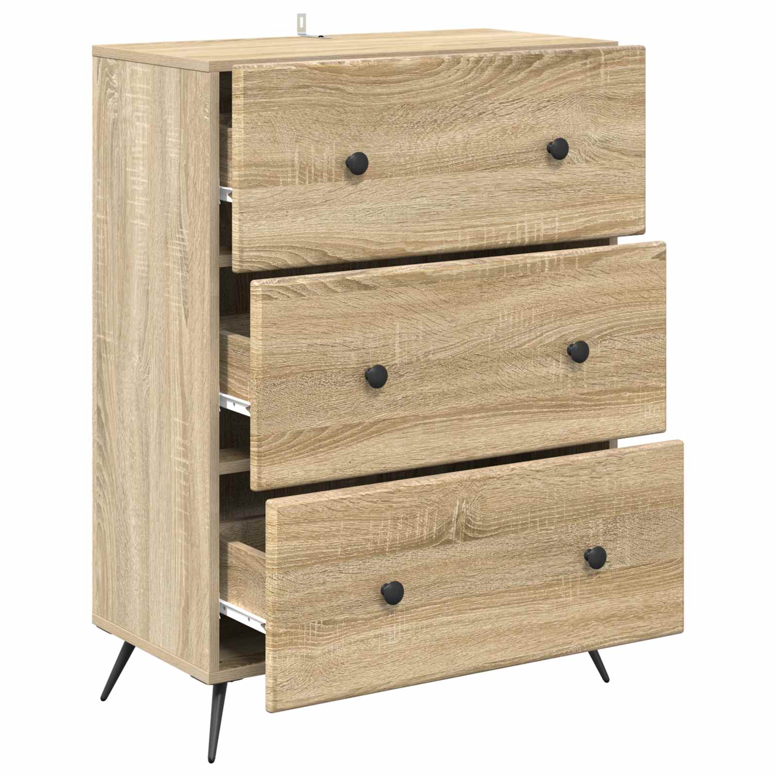 Atvilktņu kumode Sonoma ozols 66 x 34,5 x 90 cm
