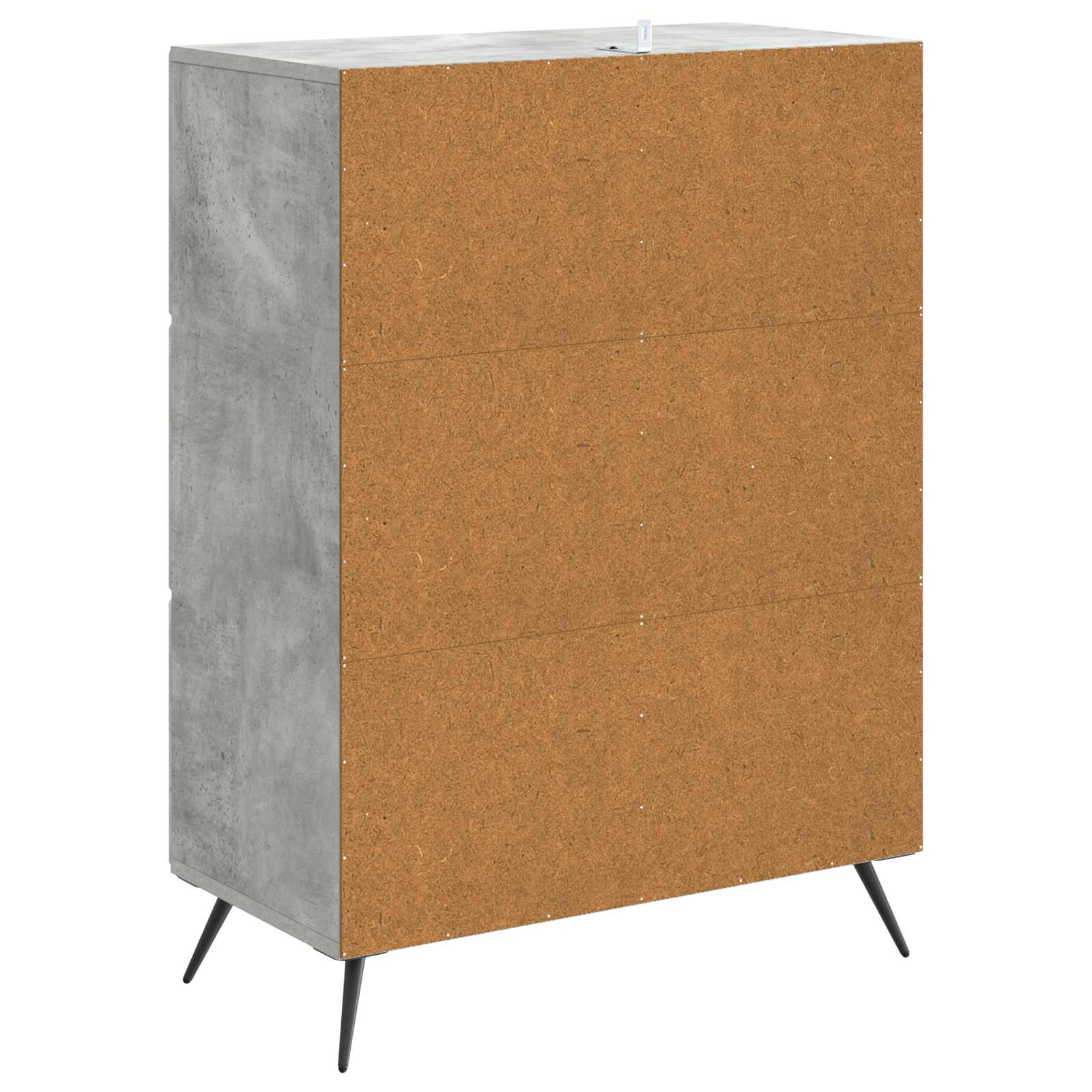 Kabalas Betono pilka 66 x 34,5 x 90 cm Apdirbta mediena