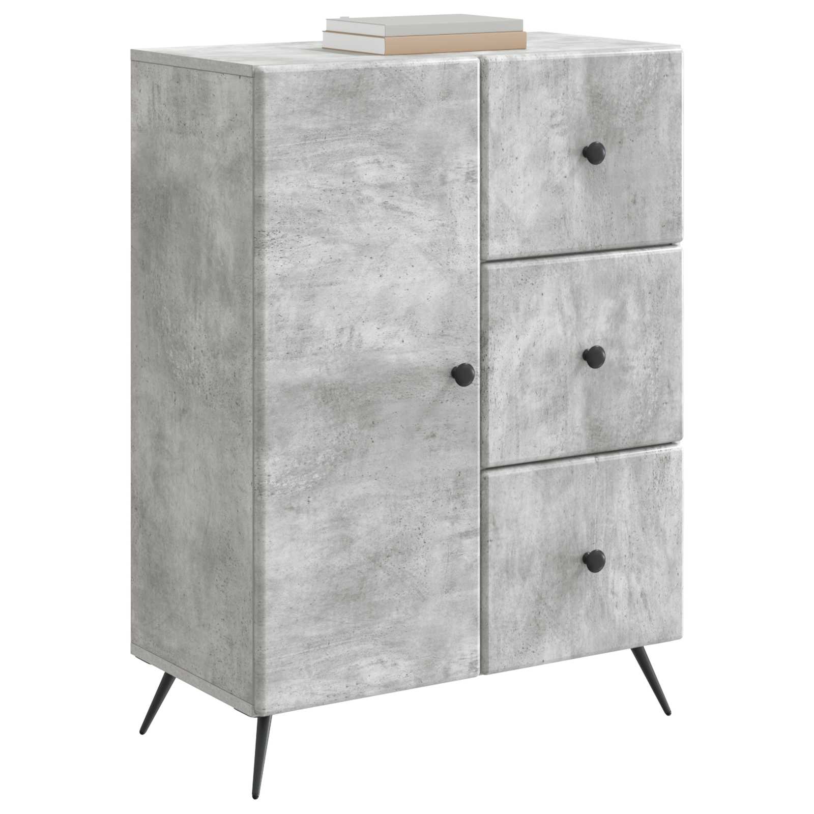 Kabalas Betono pilka 66 x 34,5 x 90 cm Apdirbta mediena