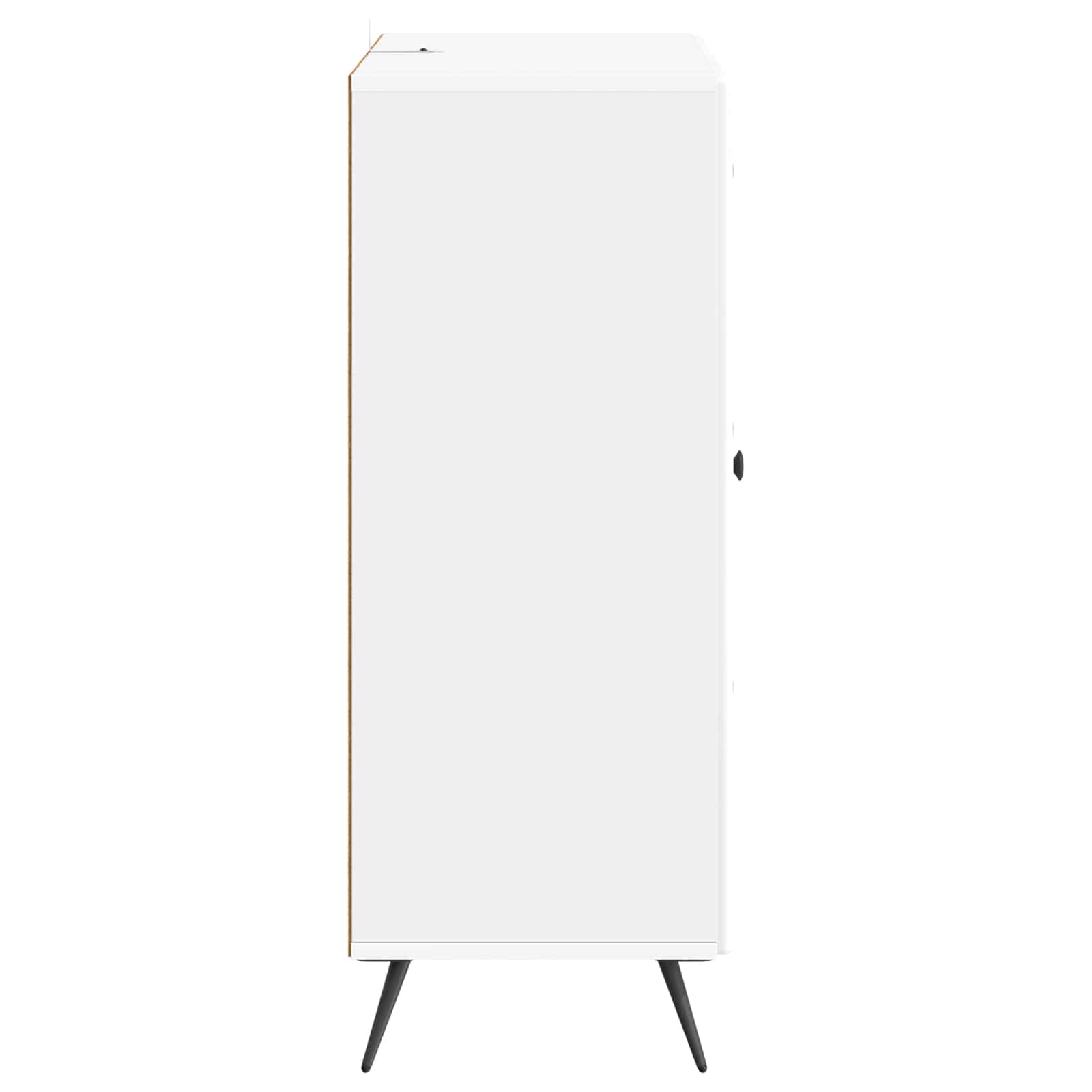 Kabalas Itin blizgi balta 66 x 34,5 x 90 cm Apdirbta mediena