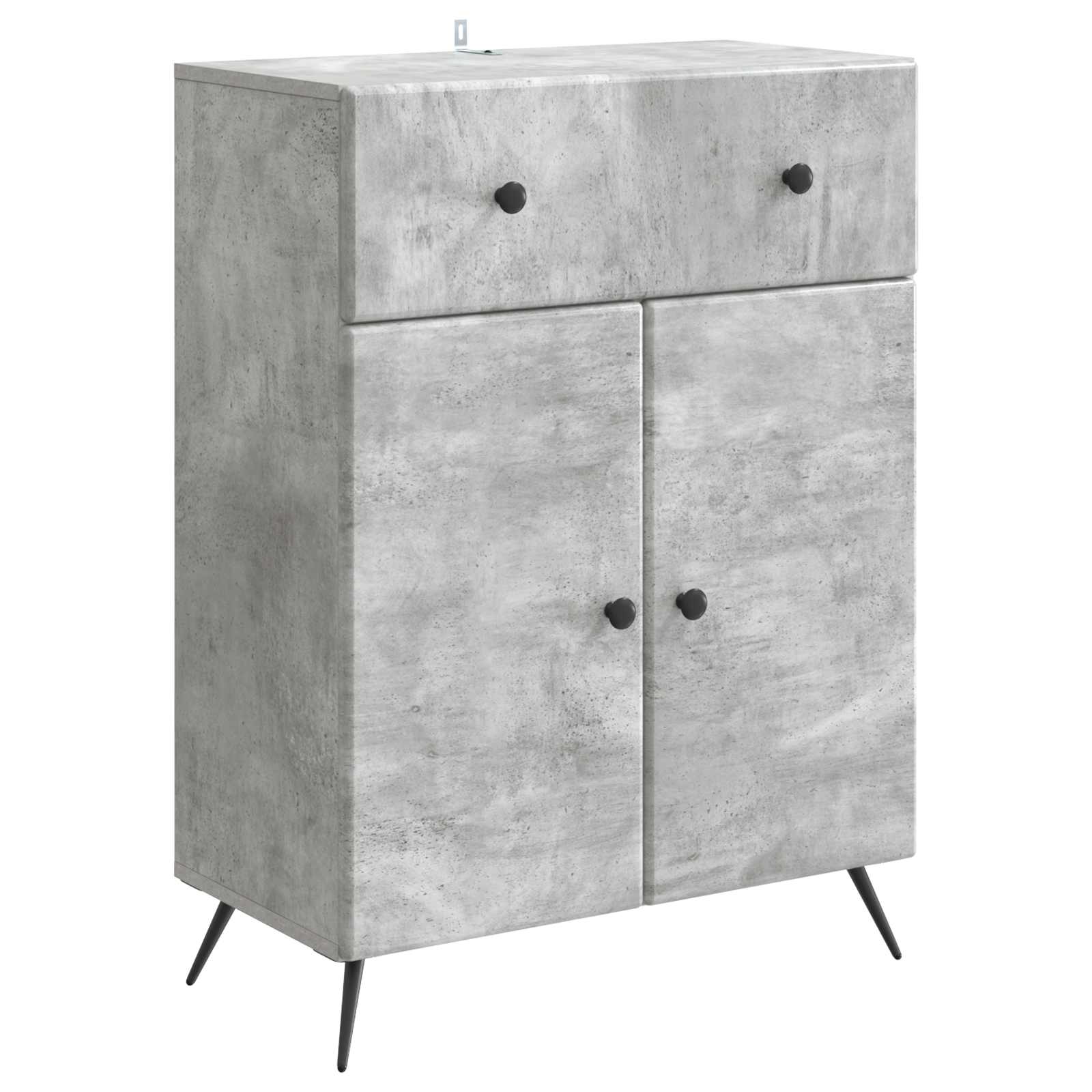 Kabalas Betona pelēks 66 x 34,5 x 90 cm Apstrādāta koksne