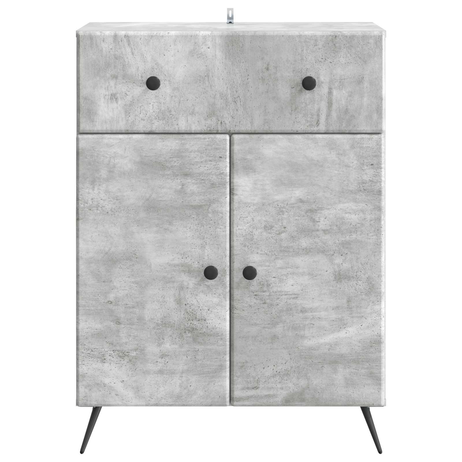 Kabalas Betona pelēks 66 x 34,5 x 90 cm Apstrādāta koksne