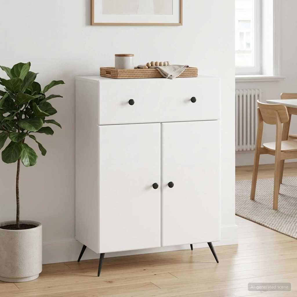 Kabalas Itin blizgi balta 66 x 34,5 x 90 cm Apdirbta mediena