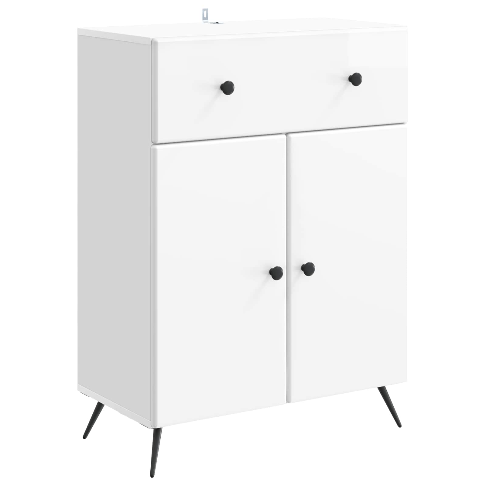 Kabalas Itin blizgi balta 66 x 34,5 x 90 cm Apdirbta mediena