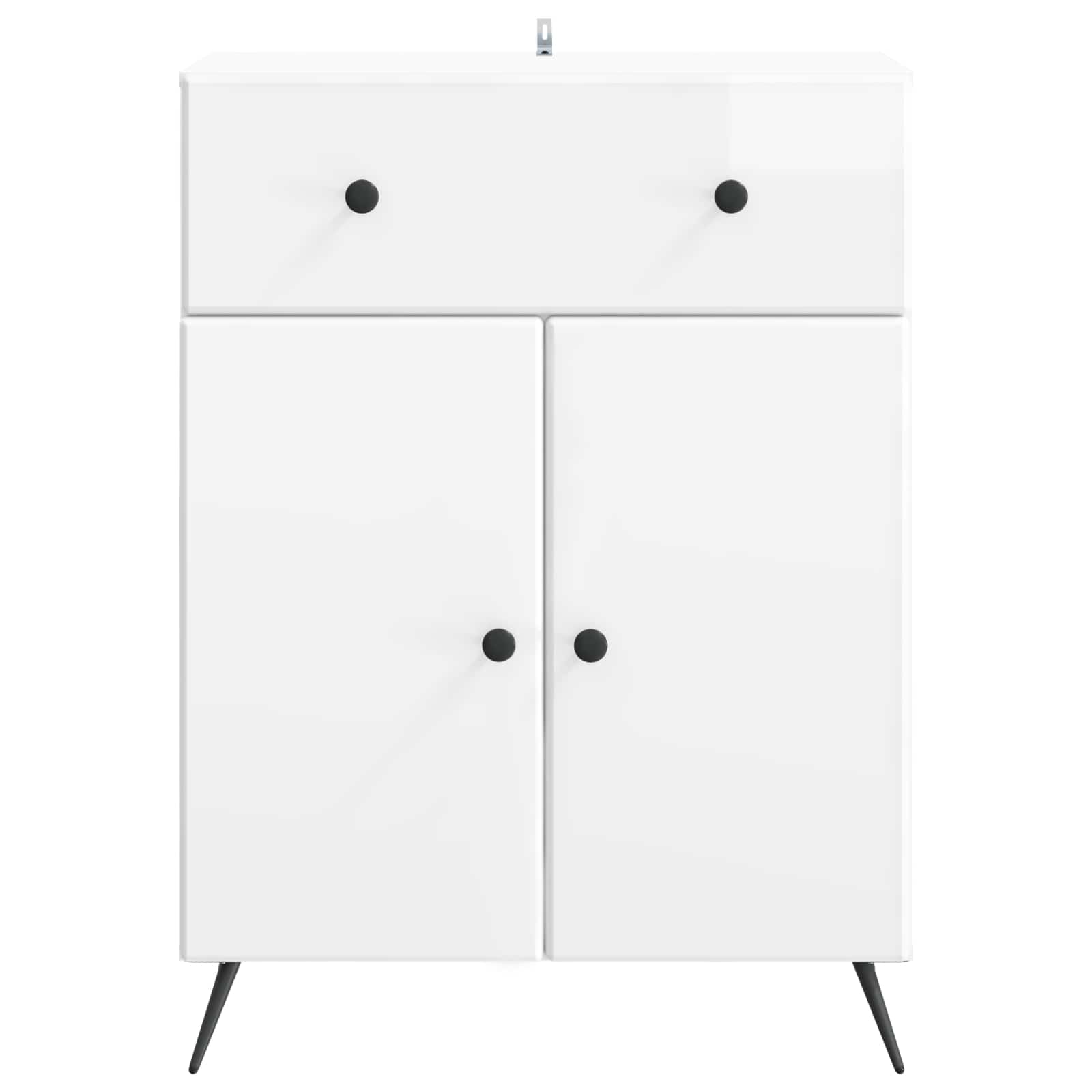 Kabalas Itin blizgi balta 66 x 34,5 x 90 cm Apdirbta mediena