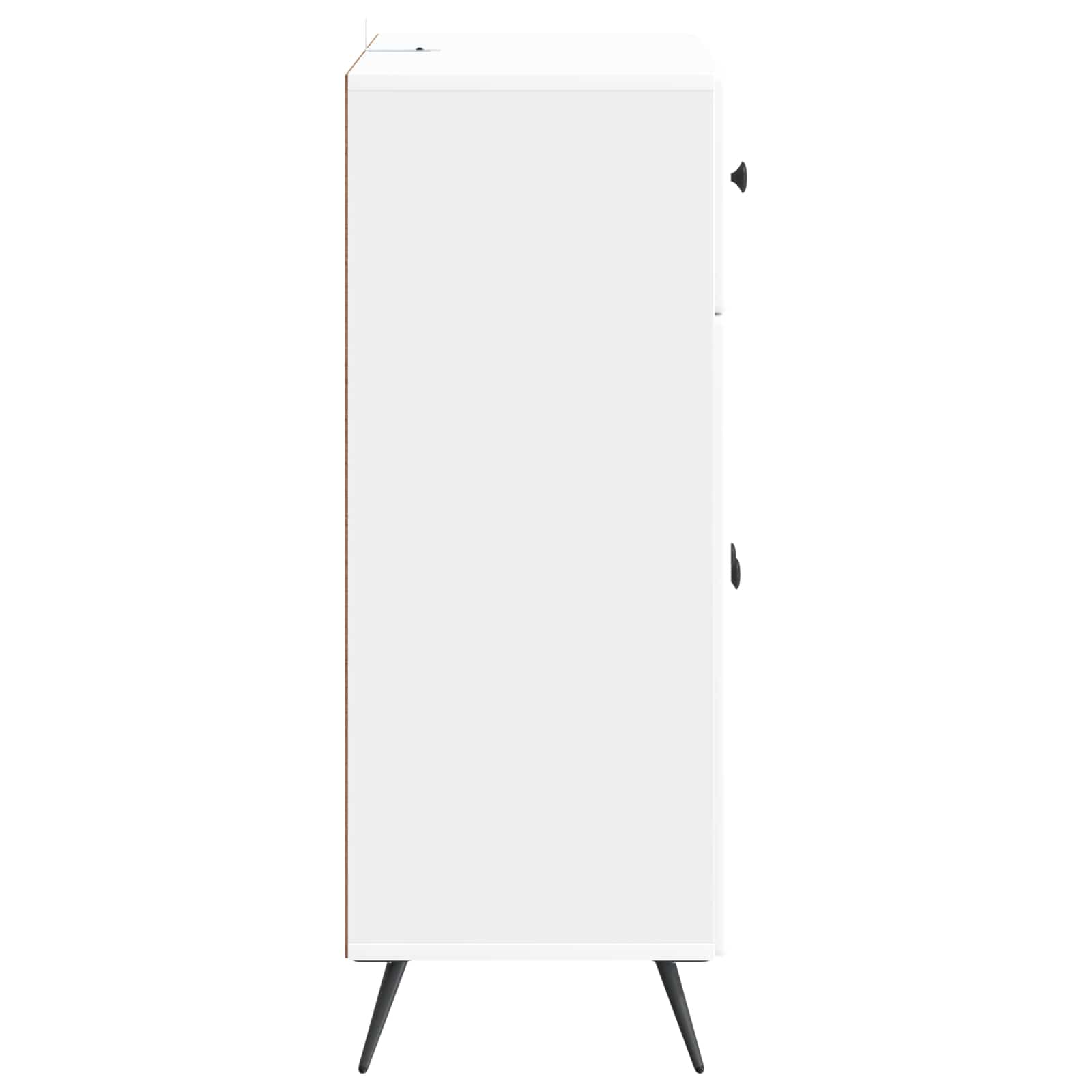 Kabalas Itin blizgi balta 66 x 34,5 x 90 cm Apdirbta mediena