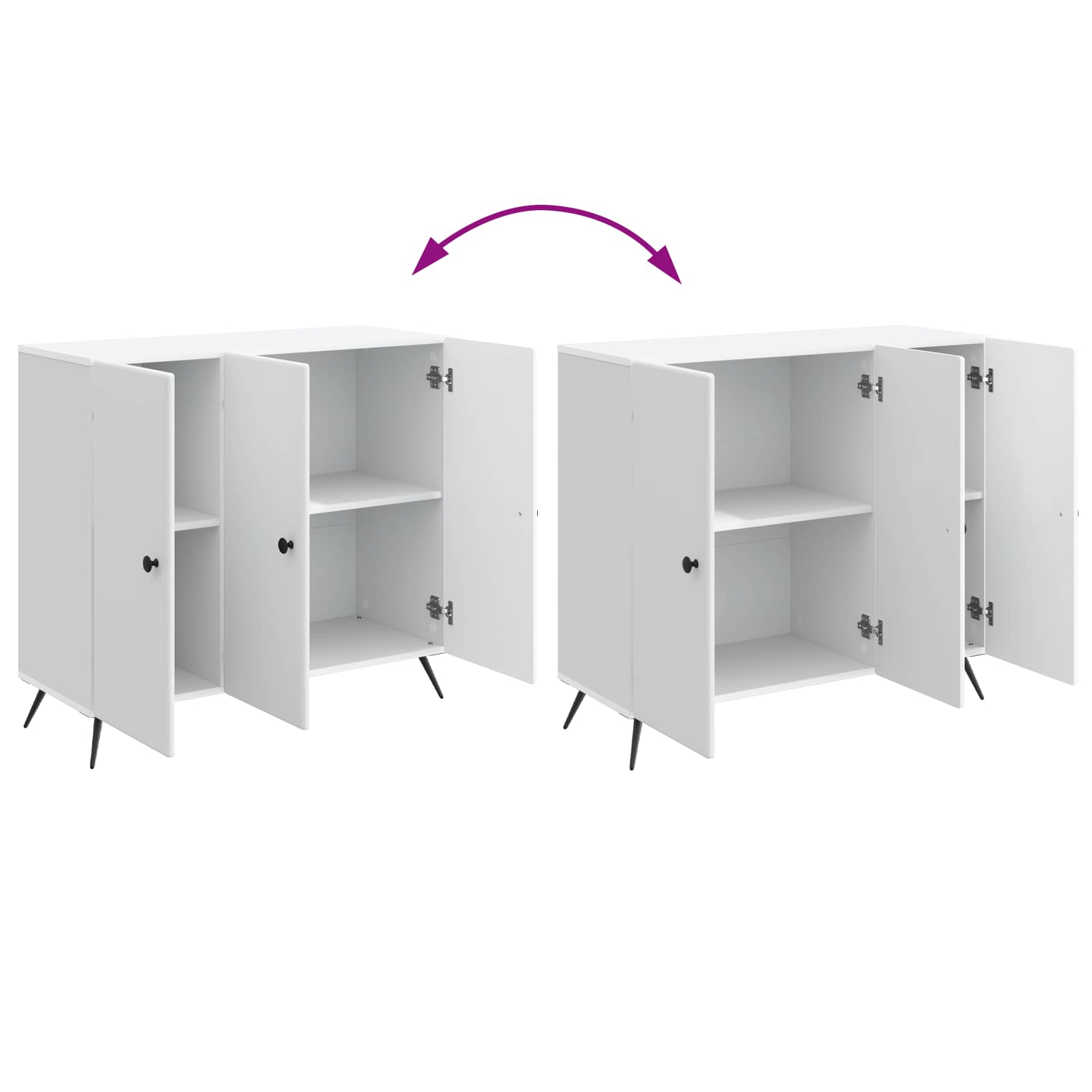 Kabalas Balta 89 x 34,5 x 80 cm Apdirbta mediena