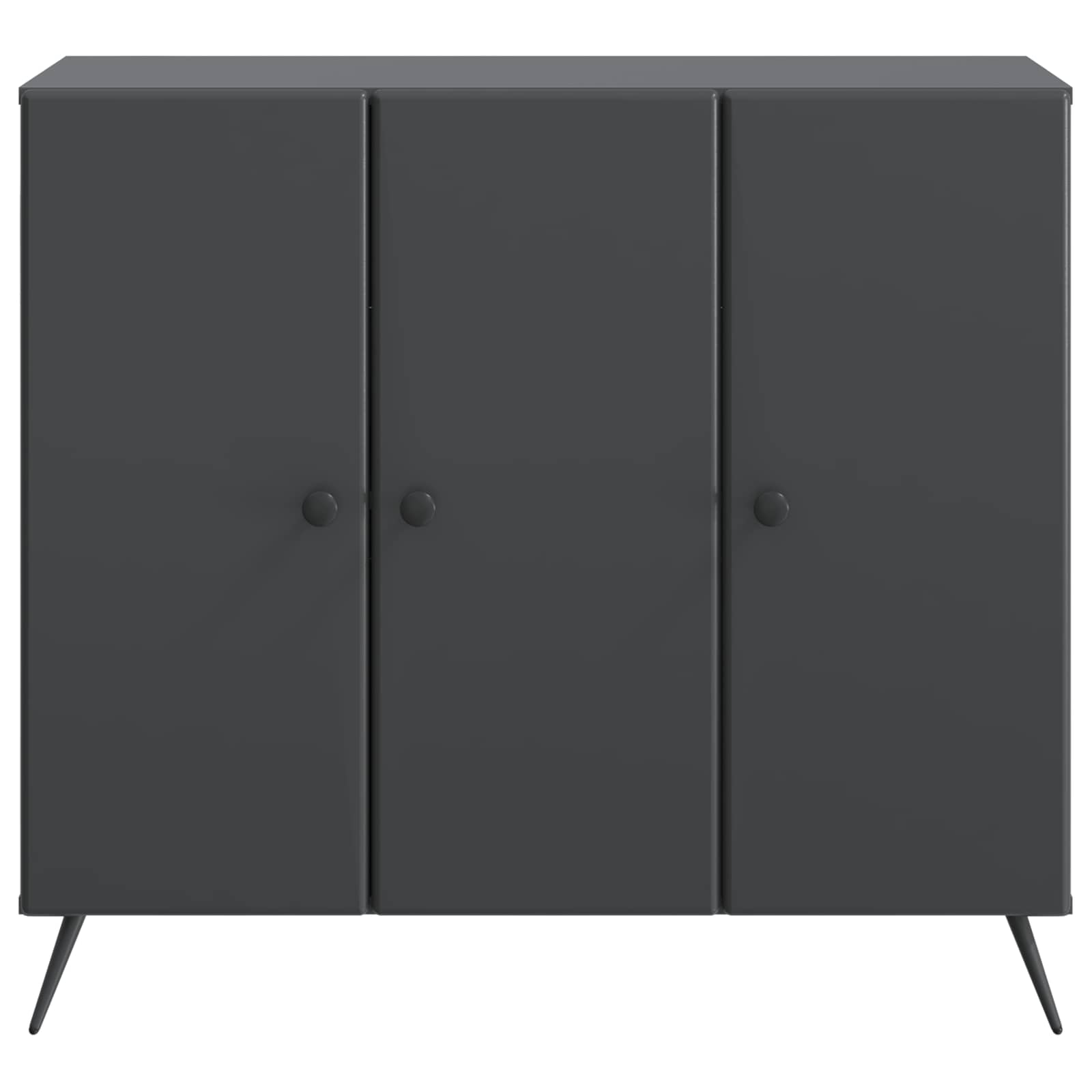 Kumode Melna 89 x 34,5 x 80 cm Apstrādāta koksne