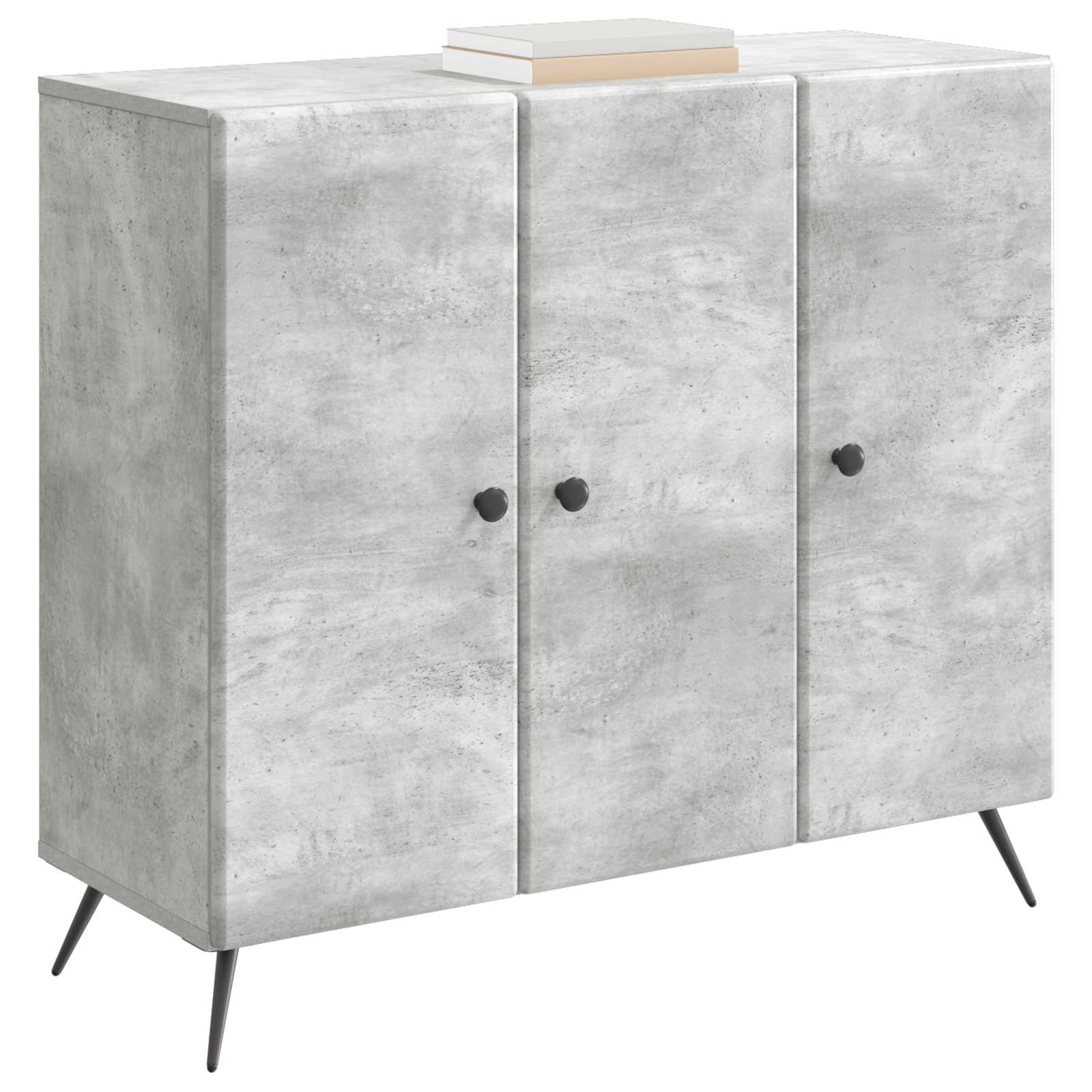 Kabalas Betono pilka 89 x 34,5 x 80 cm Apdirbta mediena