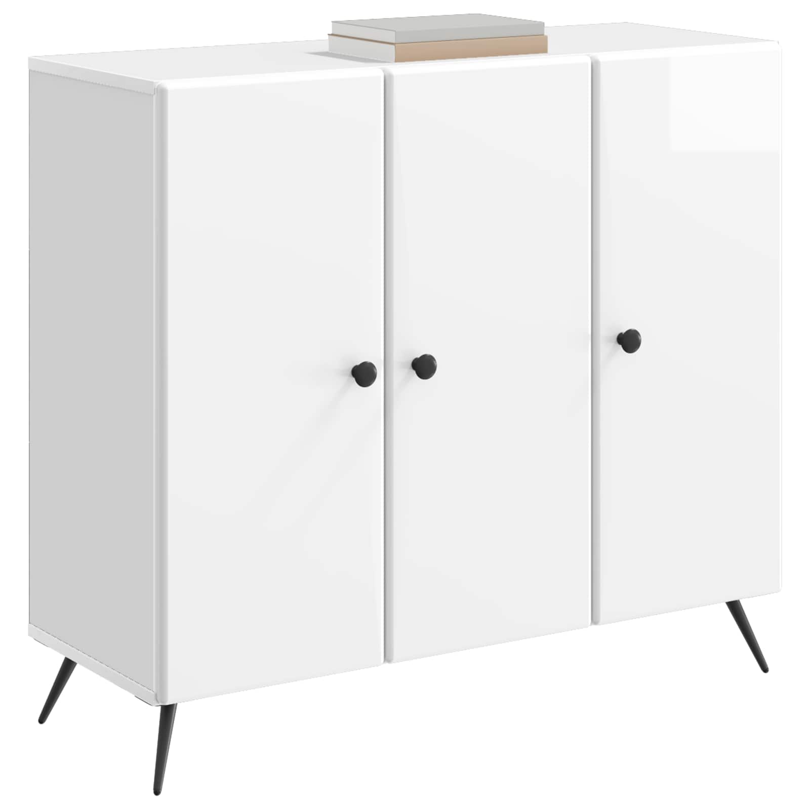 Kabalas Itin blizgi balta 89 x 34,5 x 80 cm Apdirbta mediena
